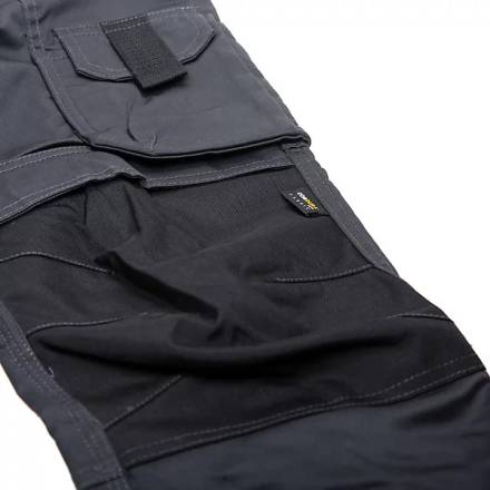 Apache Calgary Grey/Black 4-Way Stretch Holster Pocket Work Trousers W32/L31